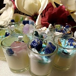 🌟 burn and keep your gemstones. Protection and money stones. 🔥 🕯 12 count
